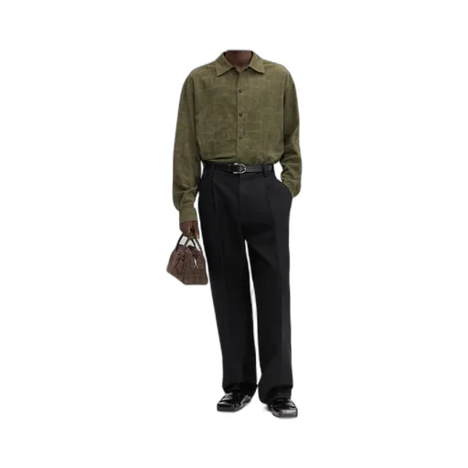 Belt-Loop Casual Pants