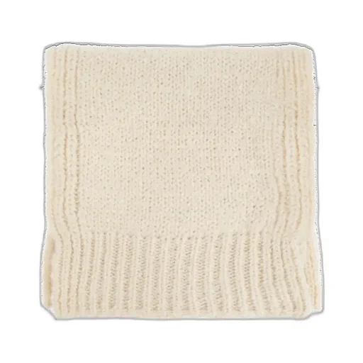 Logo-Patch Knitted Scarf