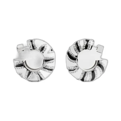 Zebra Embellished Earrings