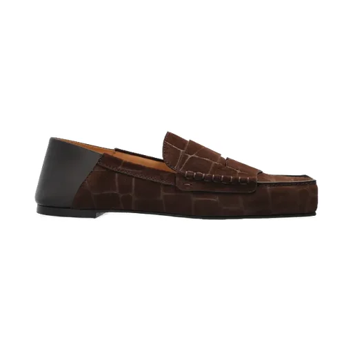 Square Head Loafer Shoes