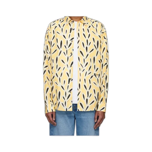 Graphic Printed Long-Sleeve Shirt