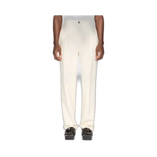 Tapered Mid-Rise Trousers