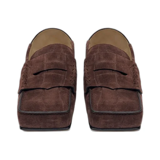 Square Head Loafer Shoes