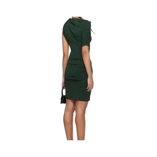 La Mini Robe Drapeado Pleated Dress