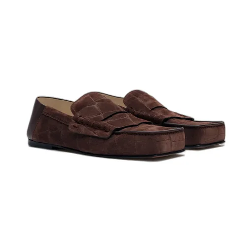 Square Head Loafer Shoes
