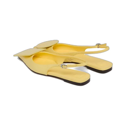 Pointed Toe Slingback Flats