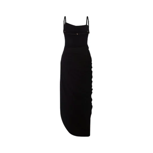 Ruched Strapped Dress
