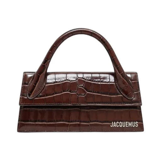 Logo Lettering Embossed Tote Bag
