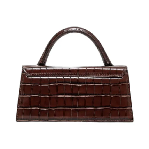 Logo Lettering Embossed Tote Bag