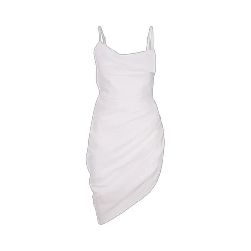 Asymmetrical Gathered Dress