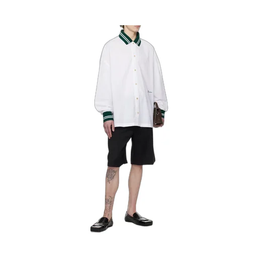 Long Sleeved Logo Detailed Shirt
