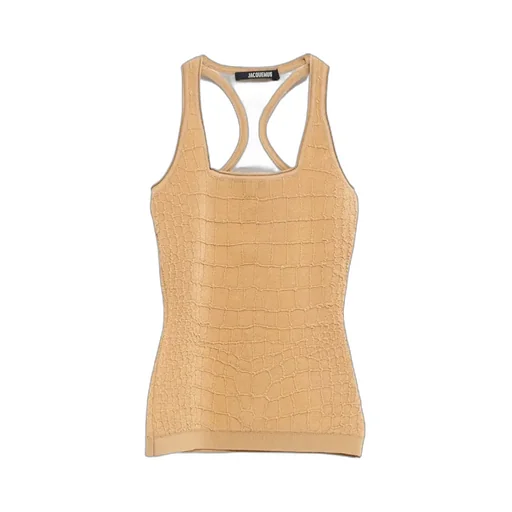 Square-Neck Sleeveless Vest