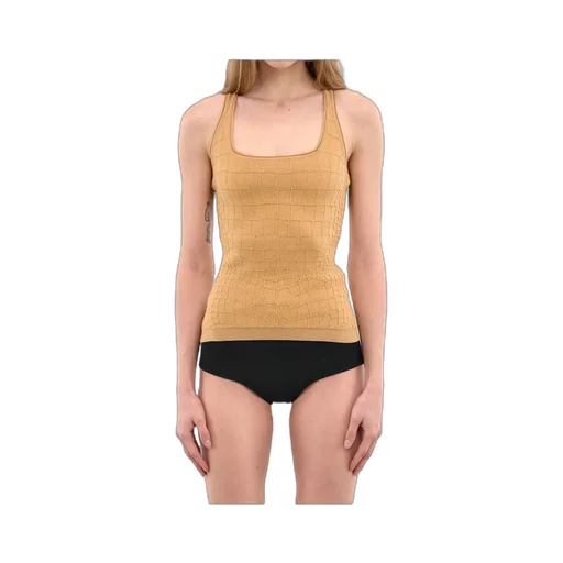 Square-Neck Sleeveless Vest
