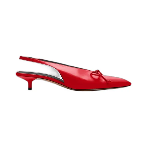 Sling-Back Kitten Heels