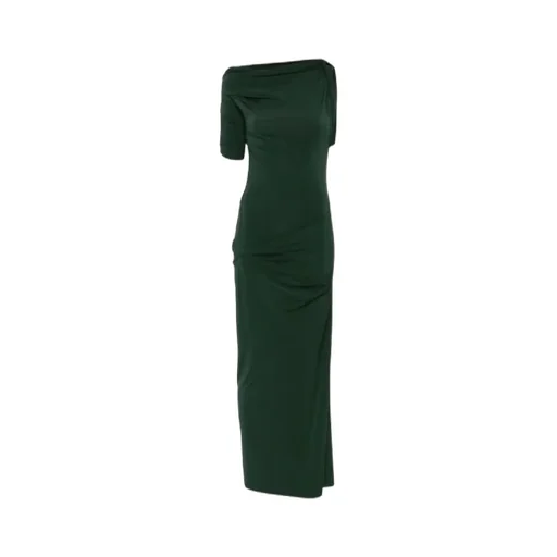 Asymmetrical Draped Dress