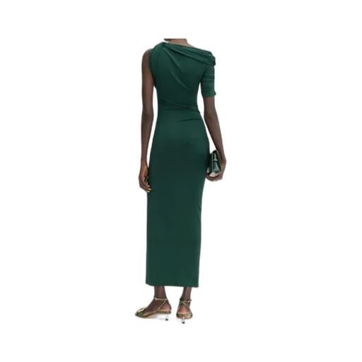 Asymmetrical Draped Dress
