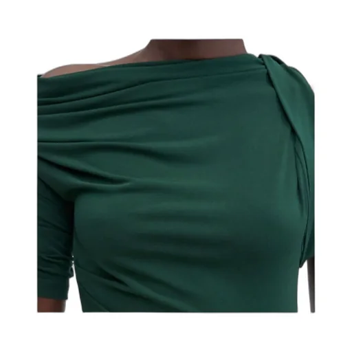 Asymmetrical Draped Dress