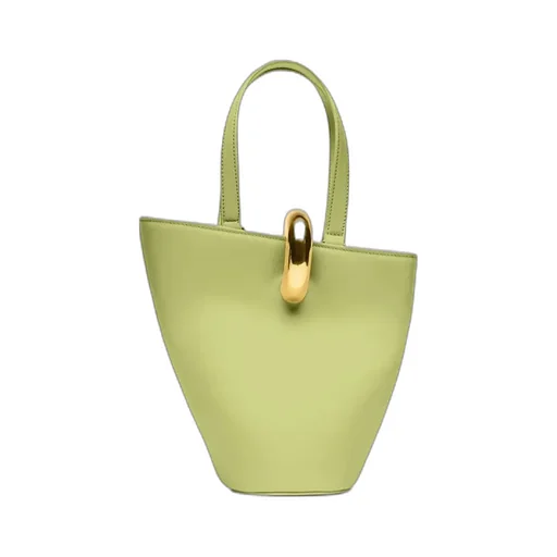 Le Petit Bombola Logo Plaque Bucket Bag
