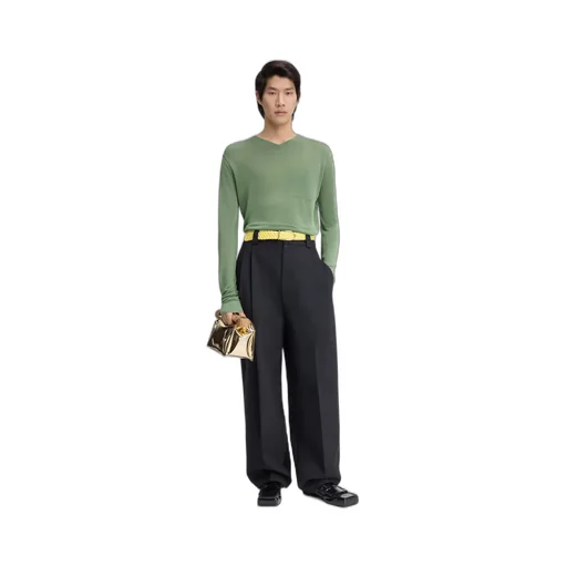 V-Neck Knit Sweater