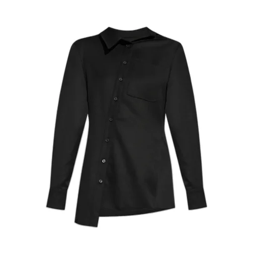 Asymmetric Button-Up Shirt