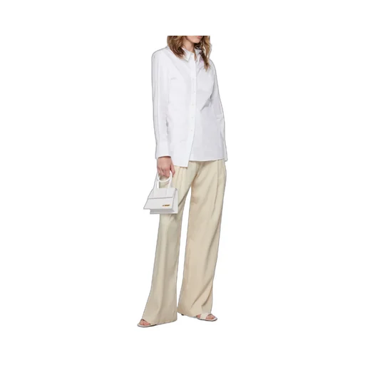 Asymmetric Hem Slim Fit Shirt