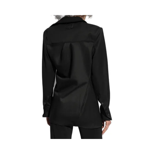 Asymmetric Button-Up Shirt