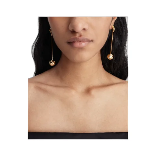 Rhinestone Pendant Earrings