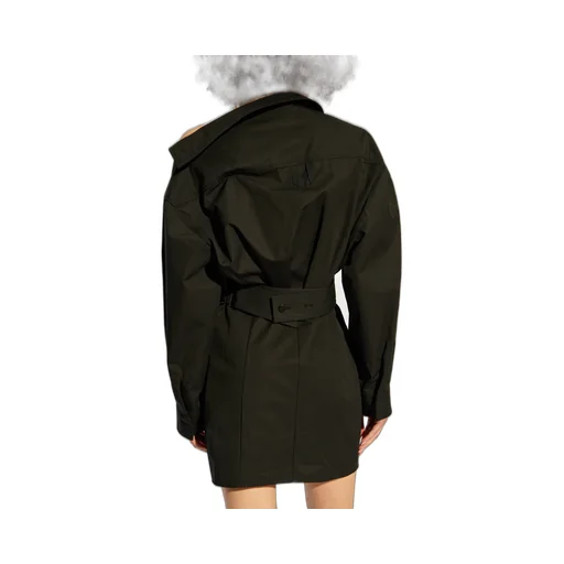 Asymmetric Shirt Dress