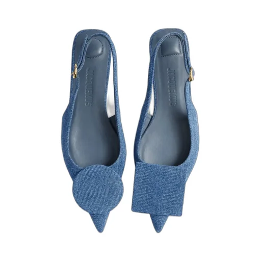 Slingback Denim Flats