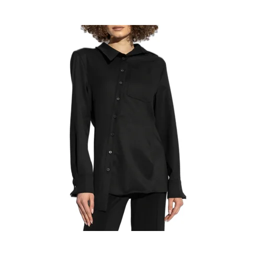 Asymmetric Button-Up Shirt