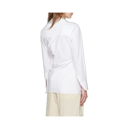 Asymmetric Hem Slim Fit Shirt