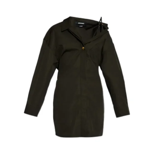 Asymmetric Shirt Dress