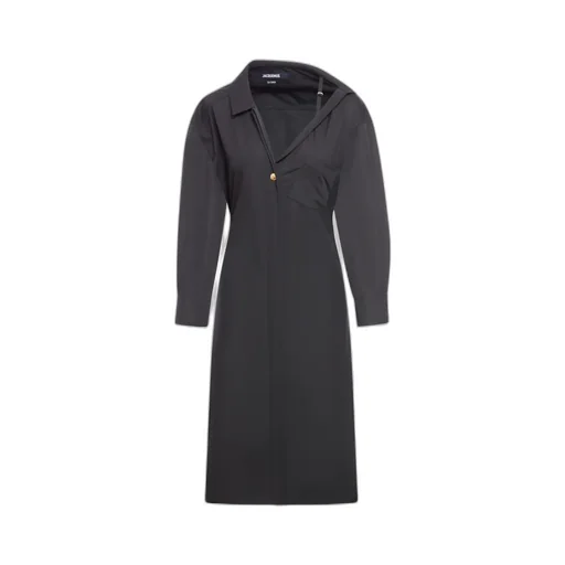 Asymmetric Shirt Dress