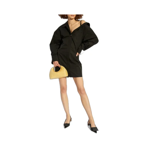 Asymmetric Shirt Dress