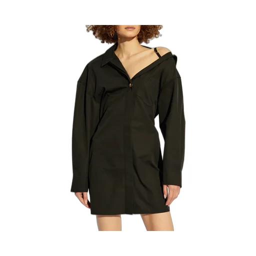 Asymmetric Shirt Dress
