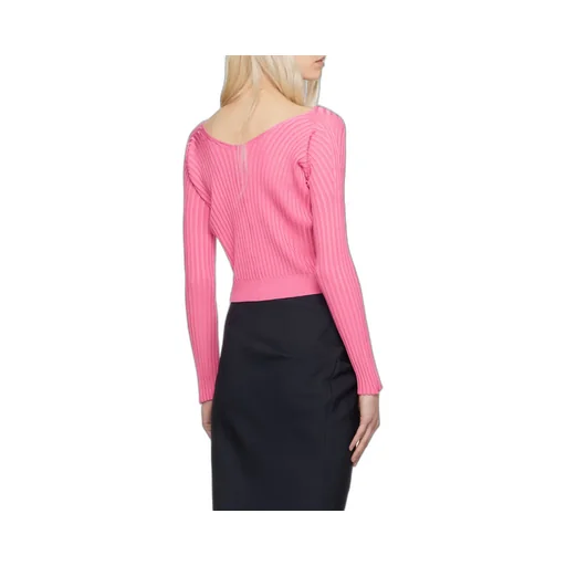 Logo Plaque Long-Sleeved Cardigan