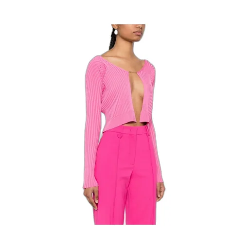 Logo Plaque Long-Sleeved Cardigan