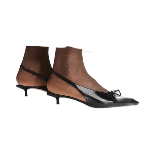 Sling-Back Kitten Heels