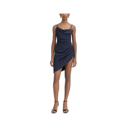 Asymmetrical Pendant Mini Dress
