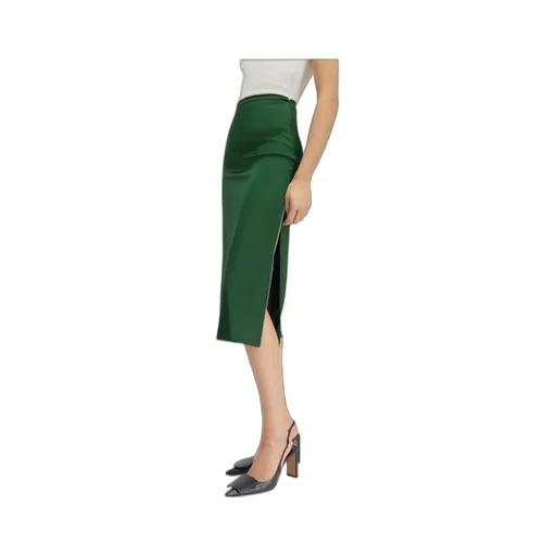 Logo Plaque Midi Skirt
