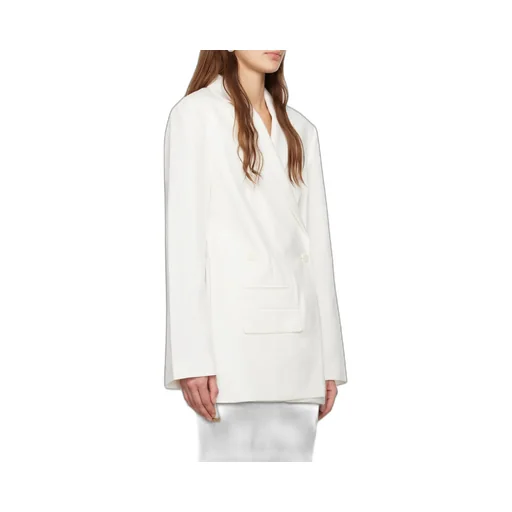 Crossover Double-Breasted Blazer