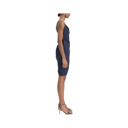 Asymmetrical Pendant Mini Dress