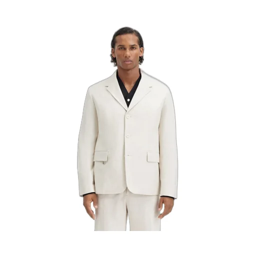 Buttoned Long-Sleeved Jacket