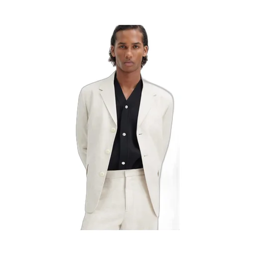 Buttoned Long-Sleeved Jacket