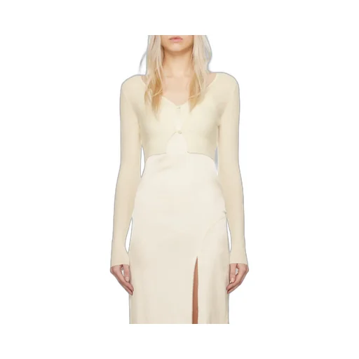 Le Alzou Cropped Cardigan