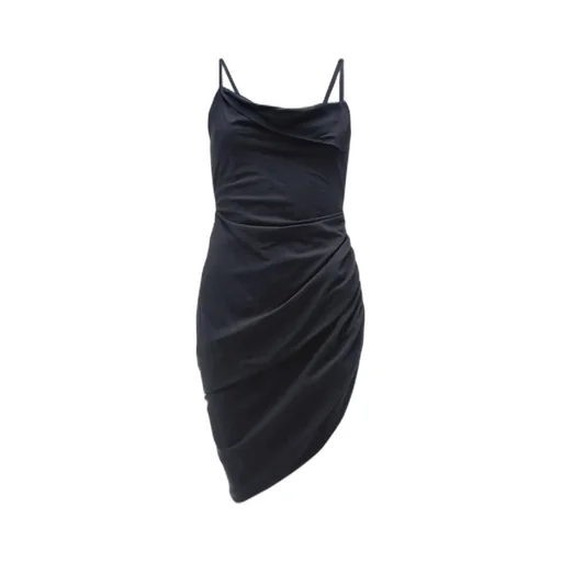 Asymmetrical Pendant Mini Dress