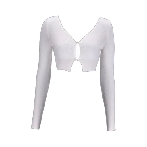 Le Alzou Cropped Cardigan