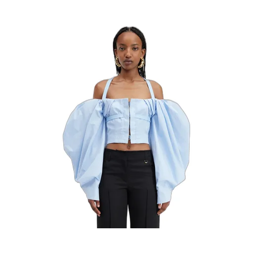 Bubble Sleeve Top