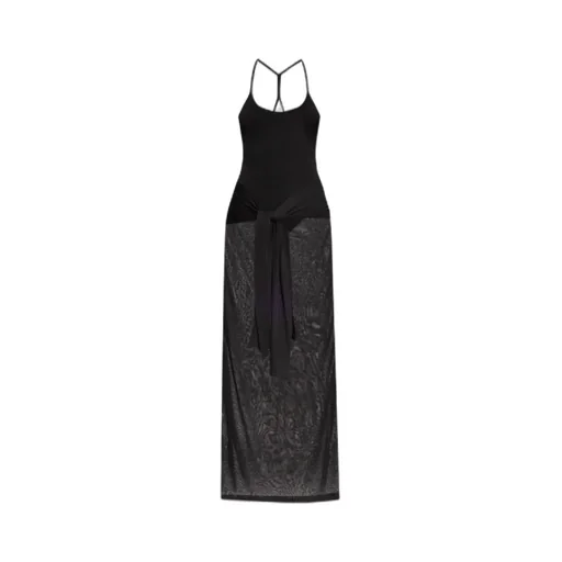 Semi Sheer Long Dress
