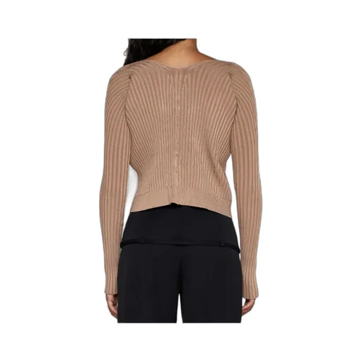 Logo Plaque Long-Sleeved Cardigan